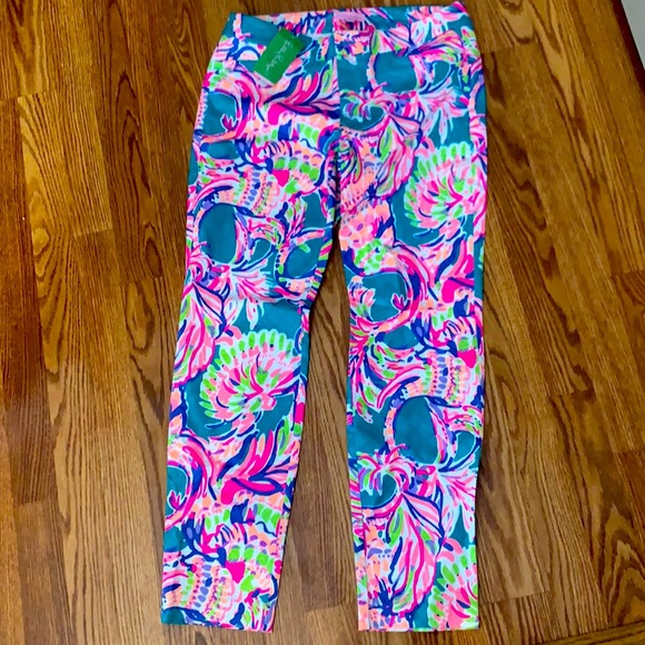 Lilly Pulitzer Denim - Lilly Safari Sighted Agate Green Kelly Skinny Ankle pant 💕🌸